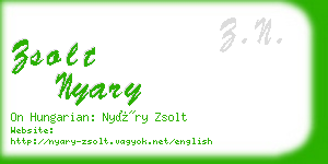 zsolt nyary business card